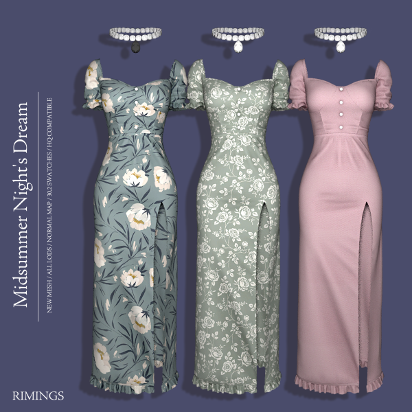 Alpha [RIMINGS] Midsummer Night's Dream by simsfinds - The Sims 4 Custom Content