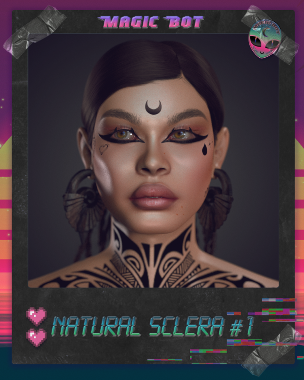 Alpha NATURAL SCLERA 1 by simsfinds - The Sims 4 Custom Content