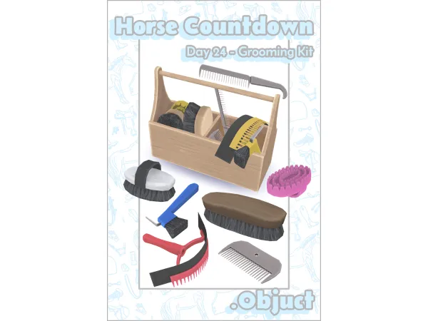 Maxis Match EquiStyle Grooming Kit by Objuct - The Sims 4 Custom Content
