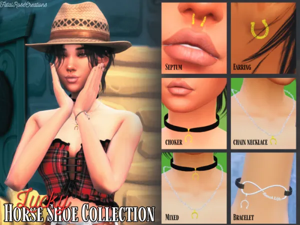 Maxis Match The Lucky Horse Shoe Collection - The Sims 4 Custom Content