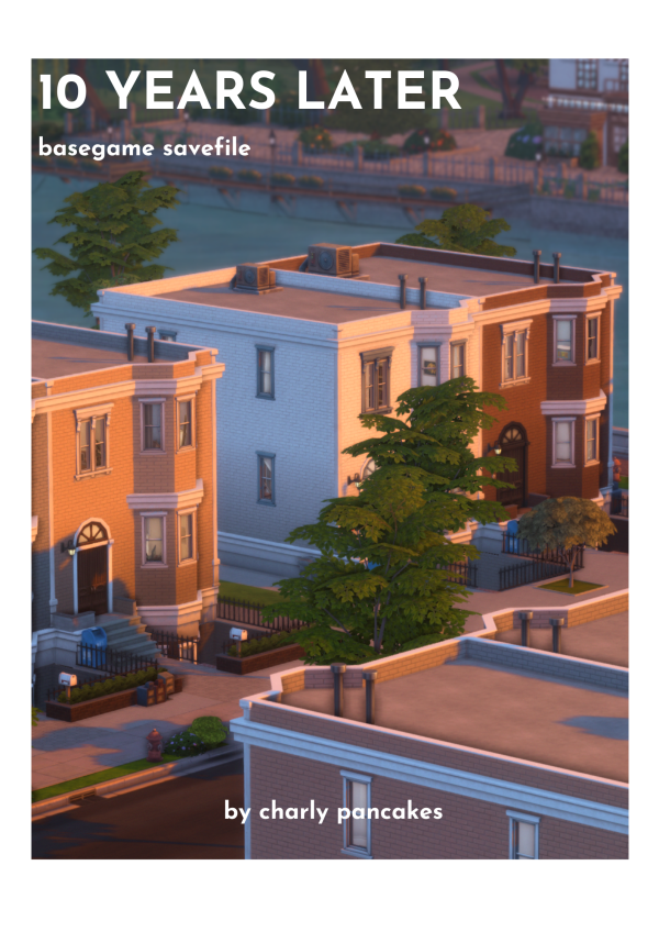 Maxis Match 10 years later basegame savefile by simsfinds - The Sims 4 Custom Content
