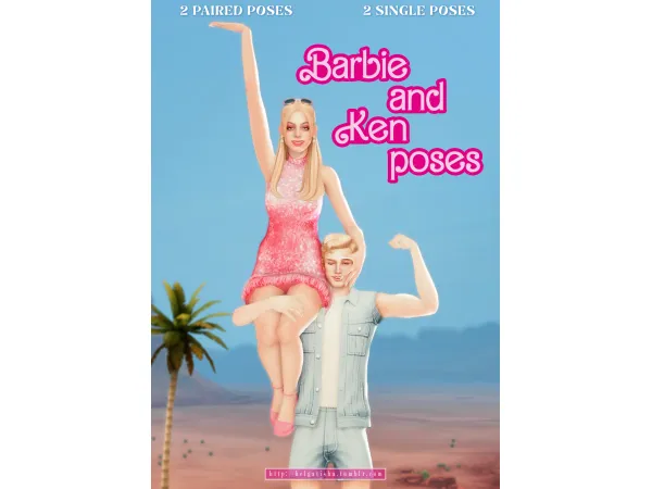 Mix ( ) Barbie and Ken poses Pose Pack by helgatisha - The Sims 4 Custom Content