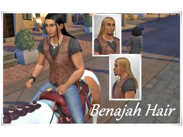 Maxis Match Benajah Hair (male) - The Sims 4 Custom Content