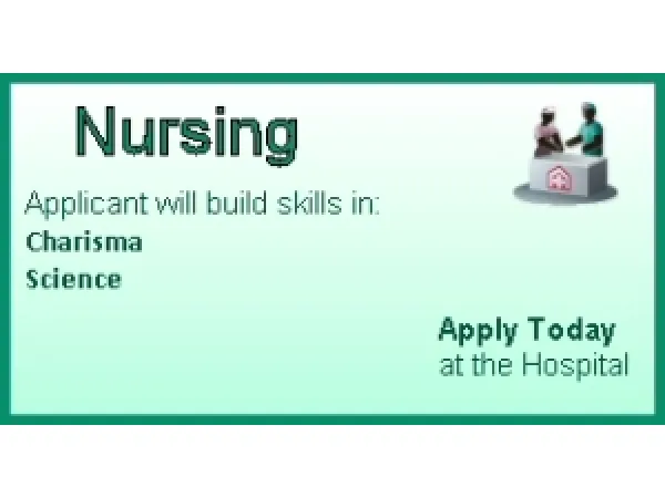 Nursing Career - The Sims 3 Custom Content