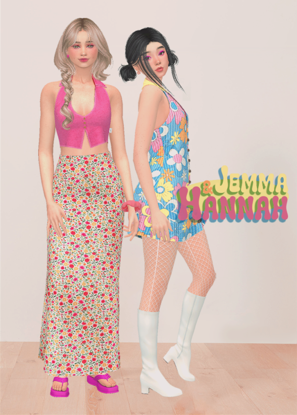 Alpha Jemma and Hannah by simsfinds - The Sims 4 Custom Content
