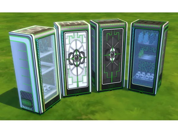 Maxis Match Alien fridge to match all the alien things by Xetto - The Sims 4 Custom Content