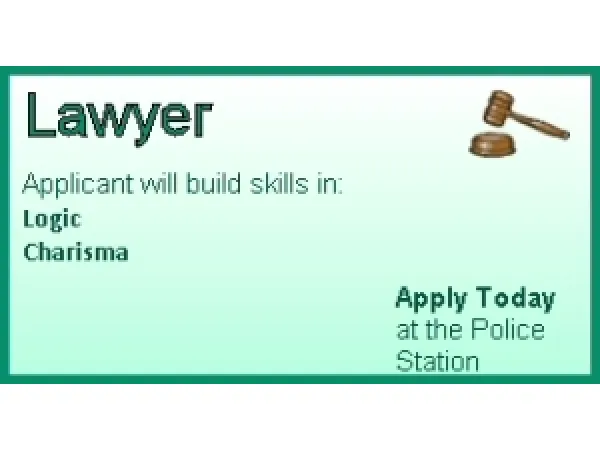 Lawyer Career - The Sims 3 Custom Content