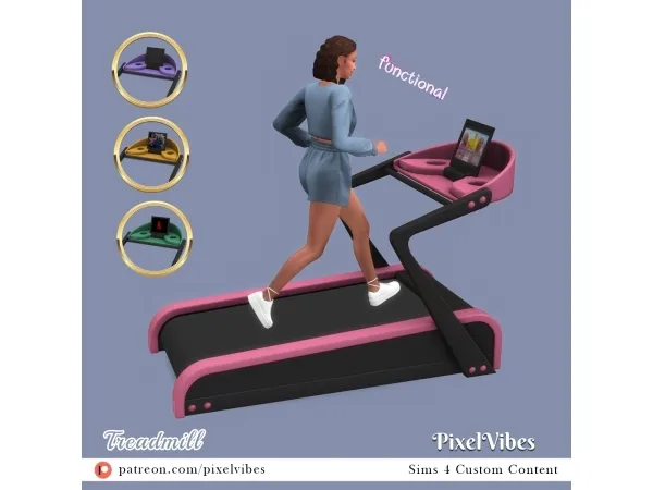 Maxis Match Treadmill - The Sims 4 Custom Content