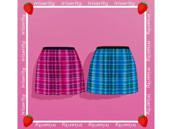 Alpha Lauren Skirt by Irisarity - The Sims 4 Custom Content