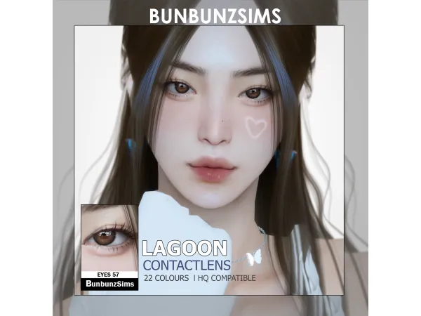 Alpha Lagoon eyes 22 colours by BunbunzSims - The Sims 4 Custom Content