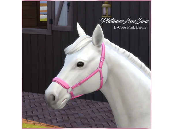 B-Core Pink Bridle & Saddle! 🐴💗 by PlatinumLuxeSims