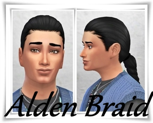 Maxis Match AldenBraid added just another hairline by simsfinds - The Sims 4 Custom Content
