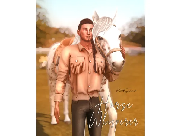 Mix Horse Whisperer 10 poses with Horse - The Sims 4 Custom Content