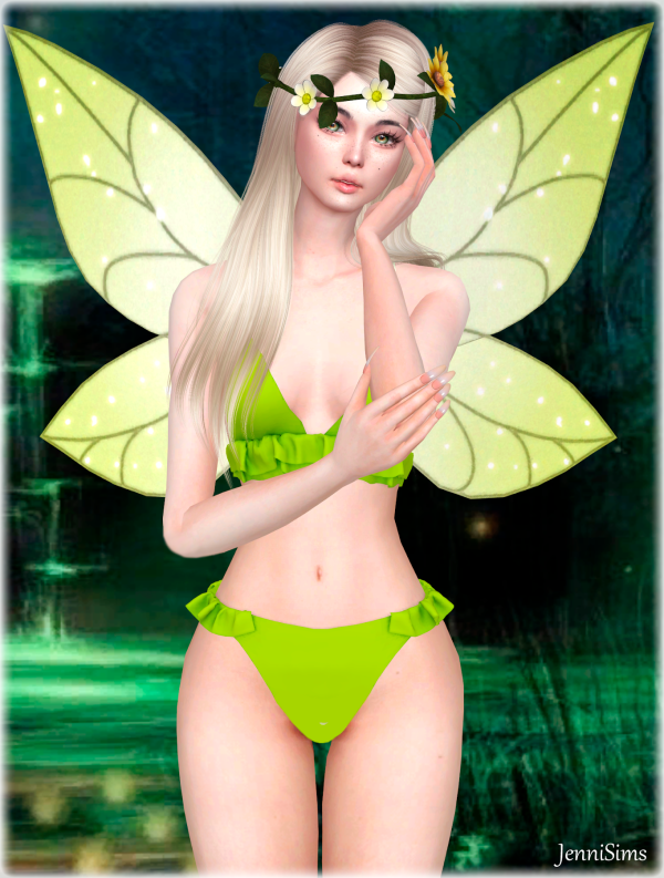 Mix ACCESSORIES fairy (4 ITEMS) by simsfinds - The Sims 4 Custom Content