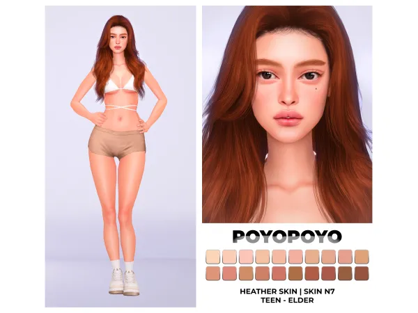 Heather Skin | SKIN N7 by PoyoPoyo
