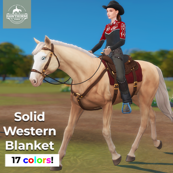 Maxis Match Solid Western blanketspads for by simsfinds - The Sims 4 Custom Content