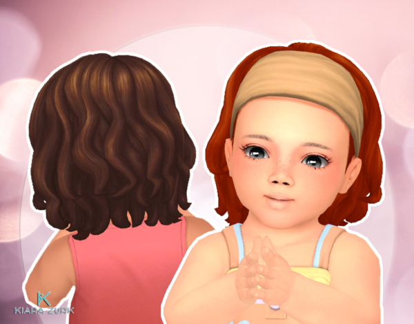 Maxis Match Med Wavy Bandana for Infants by simsfinds - The Sims 4 Custom Content