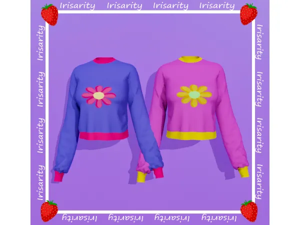 Alpha Serey Blouse by Irisarity - The Sims 4 Custom Content