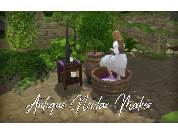 Maxis Match Antique Nectar Maker (Requires Horse Ranch) by Naunakht - The Sims 4 Custom Content