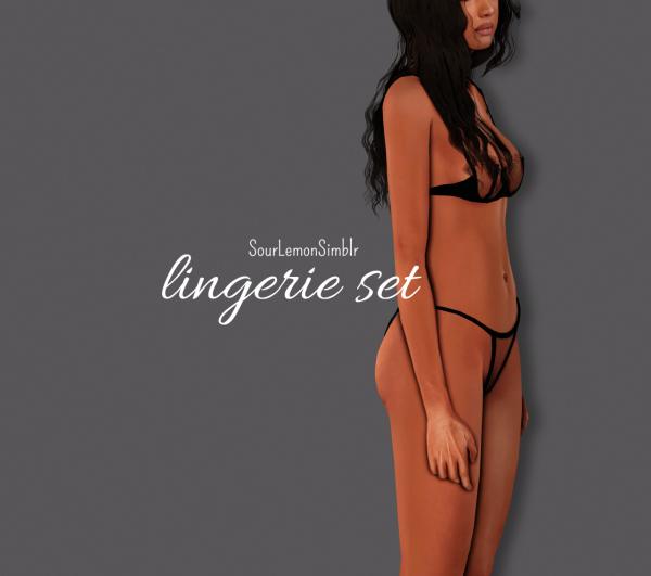 [sls]lingerie set by simsfinds - The Sims 3 Custom Content