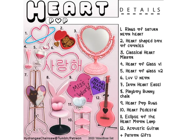 HeartPop - The Sims 3 Custom Content