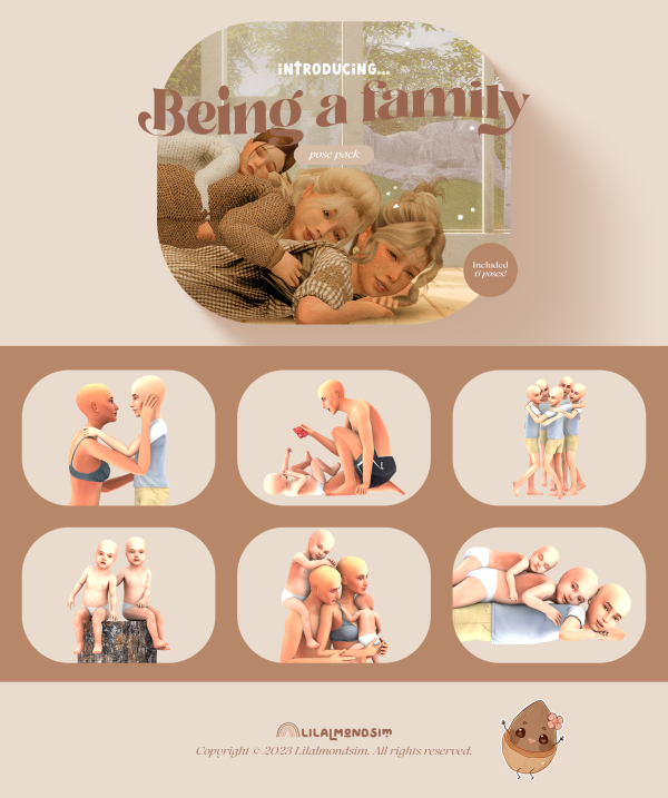 Mix Being a family by simsfinds - The Sims 4 Custom Content