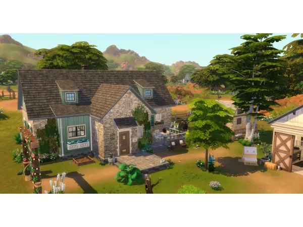 Maxis Match Sims 4 Charmant Cottage - The Sims 4 Custom Content