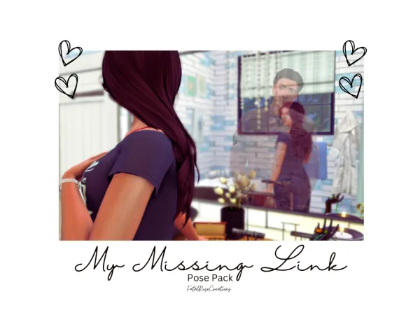 Mix My Missing Link Pose Pack - The Sims 4 Custom Content