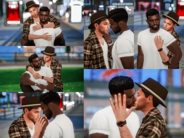 Mix In Love Pose Pack by katverse - The Sims 4 Custom Content