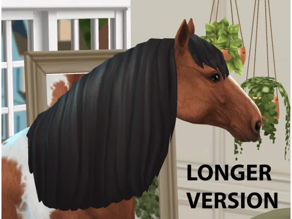 Maxis Match Longer mane and forelock 2 by Colorfui_Sims - The Sims 4 Custom Content