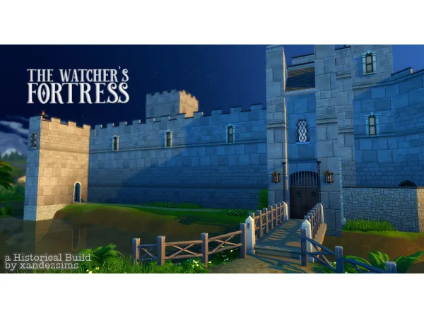 Maxis Match The Watchers Fortress - The Sims 4 Custom Content