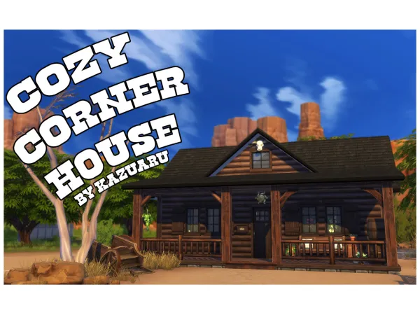 Maxis Match COZY CORNER HOUSE - The Sims 4 Custom Content