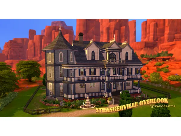 Maxis Match Build StrangerVille Overlook (Remodel) - The Sims 4 Custom Content
