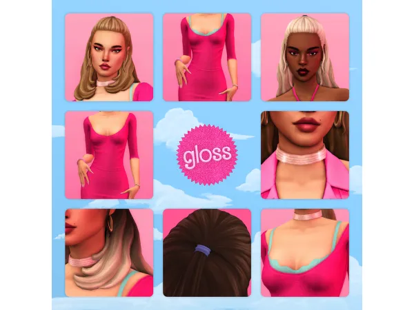 Maxis Match The Gloss Collection by simcelebrity00 - The Sims 4 Custom Content