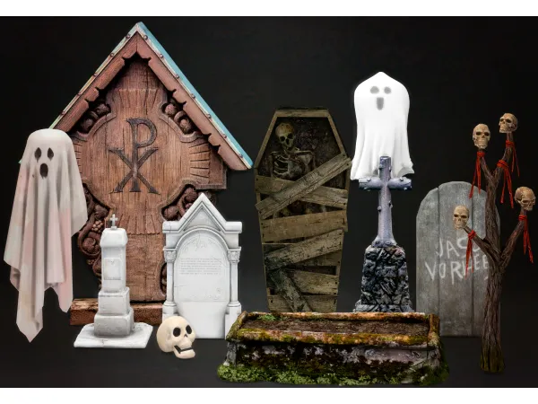 Alpha The Witching Hour CLUTTER (11 ITEMS) by Jennifer Jennisims - The Sims 4 Custom Content