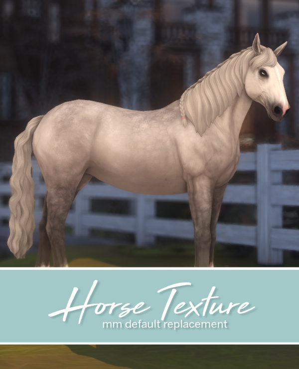 Maxis Match DEFAULT MAXIS MATCH HORSE TEXTURE by simsfinds - The Sims 4 Custom Content