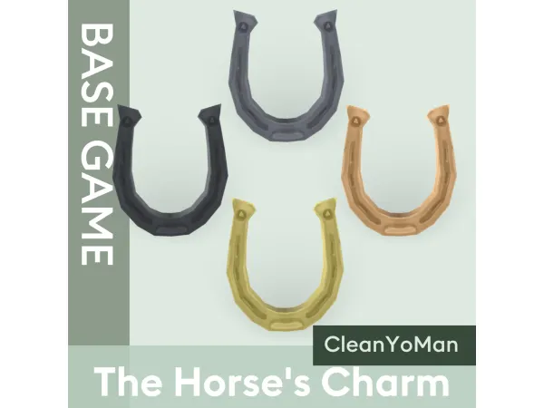 Maxis Match The Horse's Charm (Base Game) - The Sims 4 Custom Content