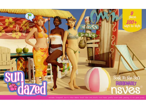 Maxis Match sun dazed a collection by nsves - The Sims 4 Custom Content