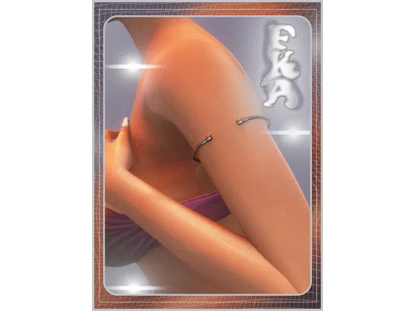 Alpha SizzlaDizzla Arm Cuffs by FKA - The Sims 4 Custom Content