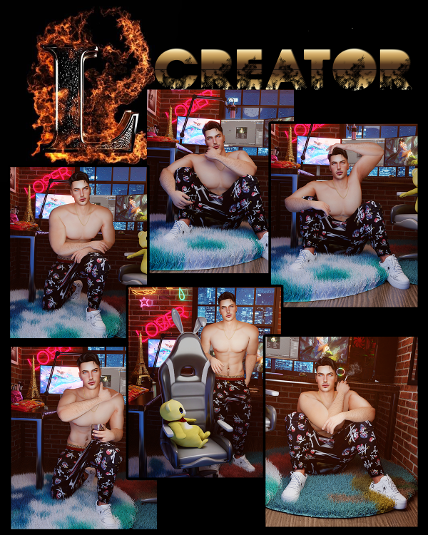 Alpha random male 10 by lamontcreatorr - The Sims 4 Custom Content