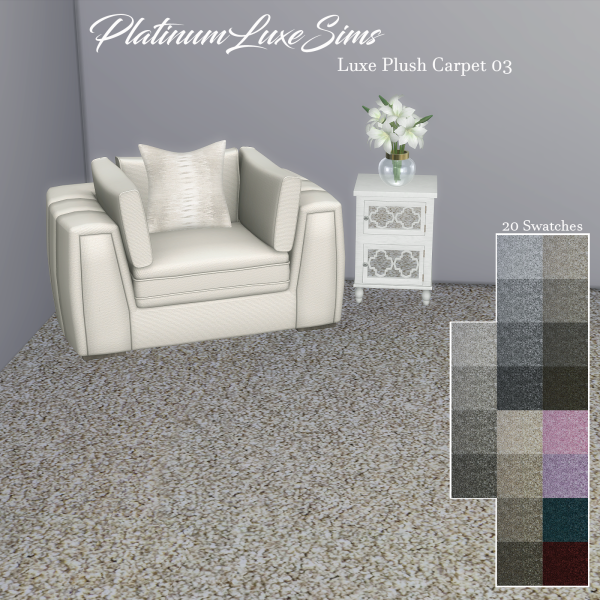 Mix Luxe Plush Carpet 03 by simsfinds - The Sims 4 Custom Content