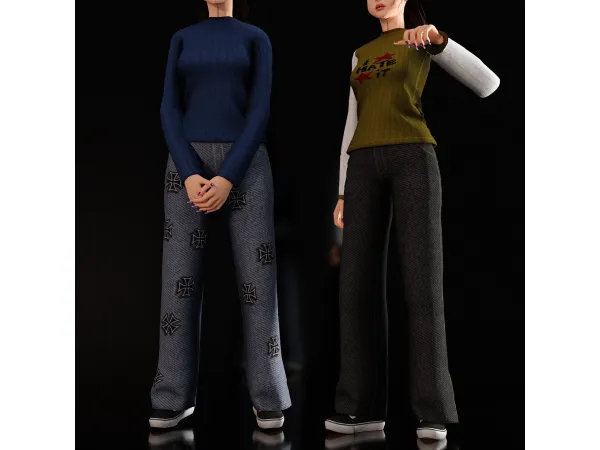 Alpha ZENDIT ADORABLE OUTFIT - The Sims 4 Custom Content