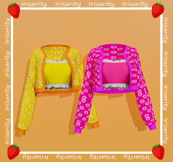 Alpha Melanie Cardigan by simsfinds - The Sims 4 Custom Content