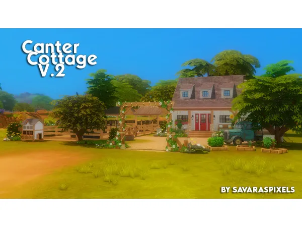 Maxis Match CANTER COTTAGE V2 - The Sims 4 Custom Content