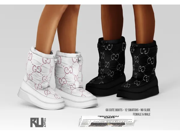 Alpha gg cute boots - The Sims 4 Custom Content