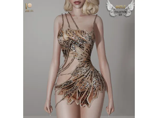 Alpha BODY CHAIN OUTFIT S24 tr by busra - The Sims 4 Custom Content
