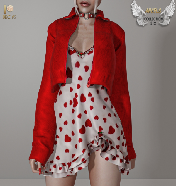 Alpha HEART OUTFIT S12 tr by busratr - The Sims 4 Custom Content