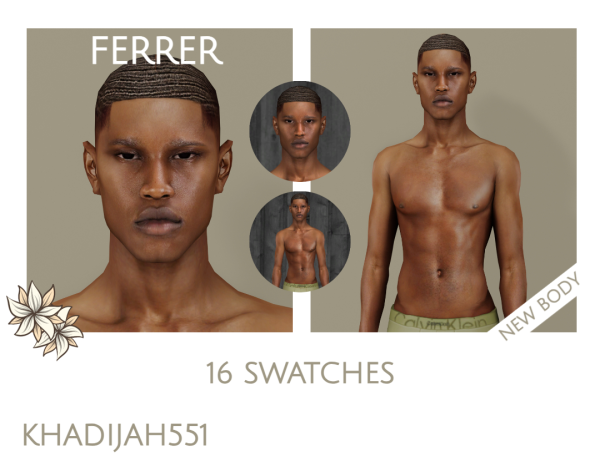 Alpha FERRER SKIN by simsfinds - The Sims 4 Custom Content