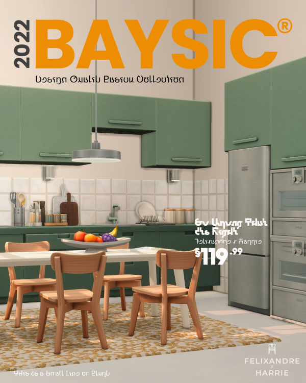 Maxis Match BAYSIC by simsfinds - The Sims 4 Custom Content