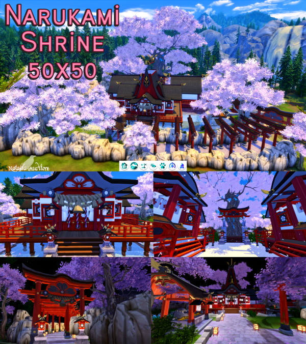 Maxis Match Narukami Shrine Auditore by simsfinds - The Sims 4 Custom Content